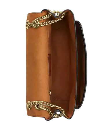 Coach Elodie Crossbody Bag In Signature Canvas Walnut Black