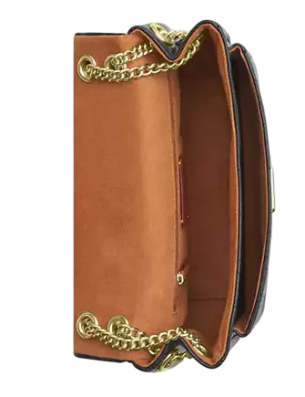 Coach Elodie Crossbody Bag With Quilting Black