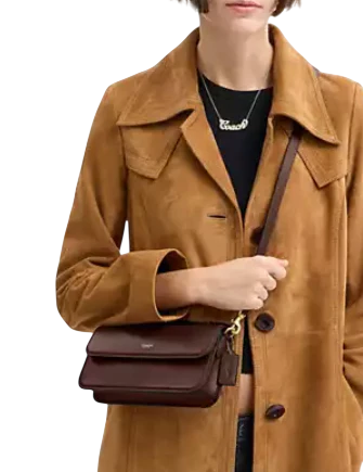 Coach Elora Top Handle Crossbody Bag Maple