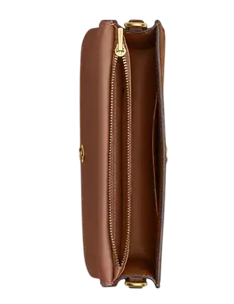 Coach Elora Top Handle Crossbody Bag Warm Brown