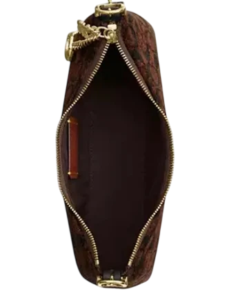 Coach Emeilia Shoulder Bag In Signature Chenille Truffle