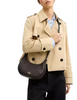 Coach Emily Shoulder Bag In Signature Canvas Walnut Black