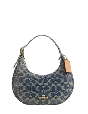 Coach Emily Shoulder Bag In Signature Regenerative Cotton Denim