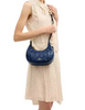 Coach Emily Shoulder Bag With Quilting Deep Blue
