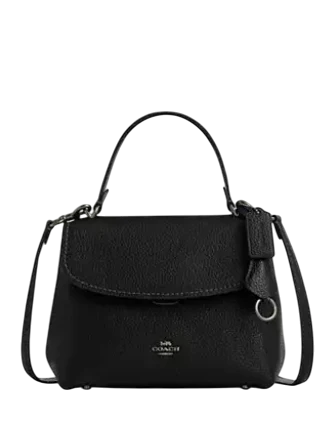 Coach Emory Top Handle Bag Black