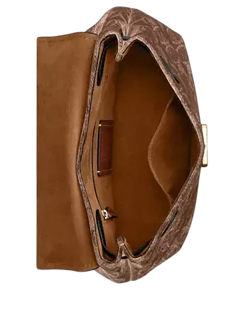 Coach Emory Top Handle Bag In Signature Chenille Light Khaki Vintage Brown