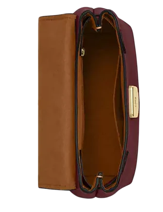 Coach Emory Top Handle Bag Maroon