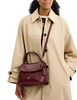Coach Emory Top Handle Bag Maroon