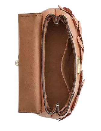 Coach Emory Top Handle Bag With Floral Applique Light Pink