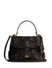 Coach Emory Top Handle Bag With Floral Applique Maple