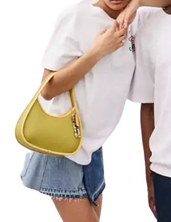 Coach Ergo Bag In Coachtopia Leather Lime Green Sunflower