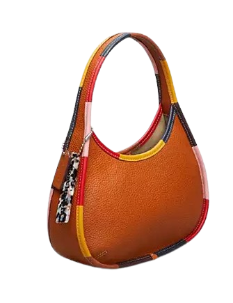 Coach Ergo Bag In Coachtopia Leather With Colorful Binding Burnished Amber