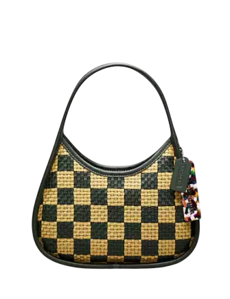 Coach Ergo Bag With Woven Checkerboard In Repurposed Leather