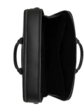 Coach Ethan Brief In Signature Canvas Charcoal Black