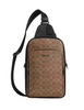 Coach Ethan Pack In Signature Canvas Tan Black