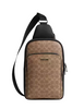 Coach Ethan Pack In Signature Canvas Tan Black