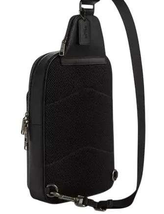 Coach Ethan Pack In Signature Canvas Tan Black