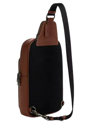 Coach Ethan Pack In Signature Canvas Tan Vintage Brown