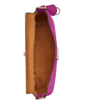 Coach Etta Small Flap Shoulder Bag Magenta