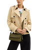 Coach Etta Small Flap Shoulder Bag Olive