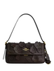Coach Etta Small Flap Shoulder Bag With Floral Applique Maple
