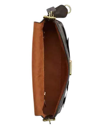 Coach Etta Small Flap Shoulder Bag With Floral Applique Maple