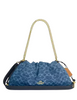 Coach Faye Large Shoulder Bag In Signature Denim Indigo