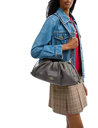 Coach Faye Large Shoulder Bag With Quilting Slate