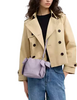 Coach Faye Mini Drawstring Bag With Bows Light Amethyst