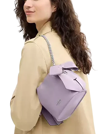 Coach Faye Mini Drawstring Bag With Bows