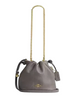 Coach Faye Mini Drawstring Bag With Quilting Slate