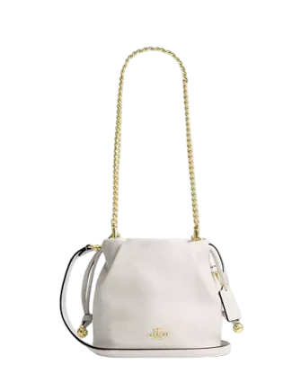 Coach Faye Mini Drawstring Bag With Ruching
