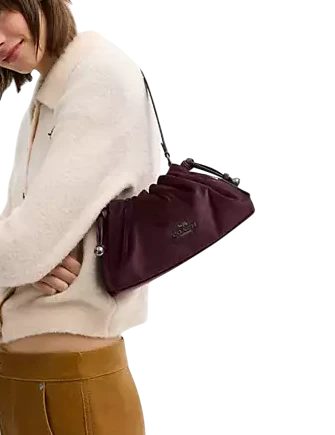 Coach Faye Shoulder Bag Burgundy