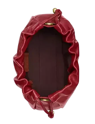 Coach Faye Shoulder Bag Dark Cardinal