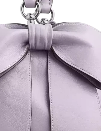 Coach Faye Shoulder Bag With Bows Light Amethyst