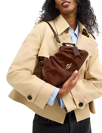 Coach Faye Shoulder Bag With Quilting Vintage Brown Maple