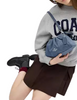 Coach Faye Shoulder Bag With Ruching Indigo