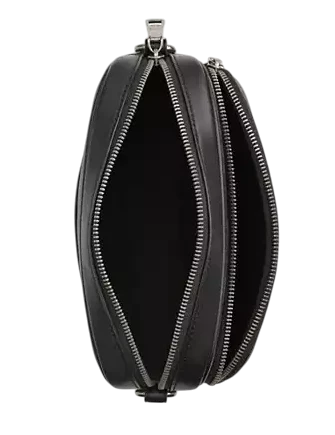 Coach Finlay Crossbody Bag In Signature Canvas Charcoal Black