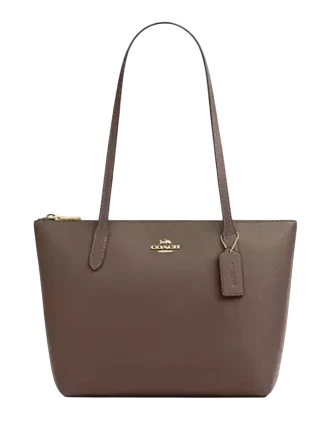 Coach Fiona Zip Tote Bag Dark Stone 