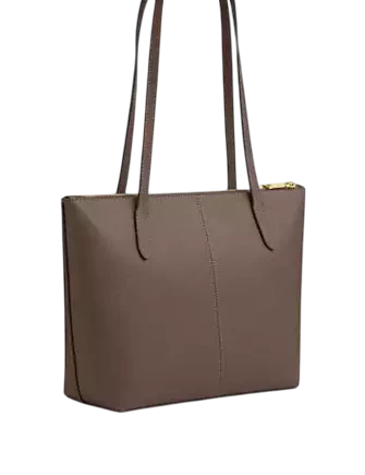 Coach Fiona Zip Tote Bag Dark Stone 