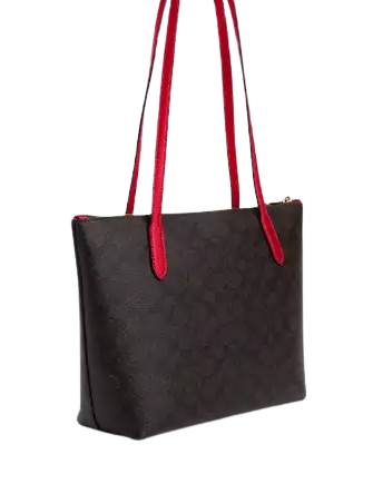 Coach Fiona Zip Tote Bag In Signature Canvas
