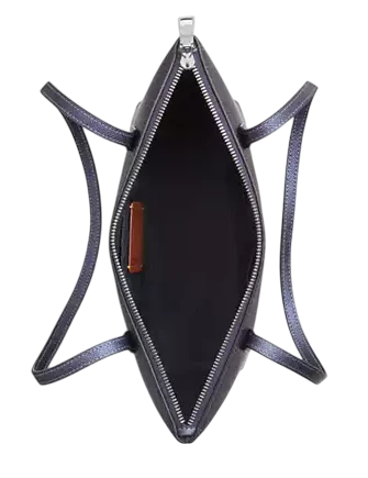 Coach Fiona Zip Tote Bag In Signature Canvas Blue Navy