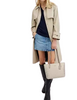 Coach Fiona Zip Tote Bag In Signature Canvas  Champagne 