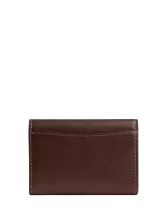 Coach Flap Card Case Maple