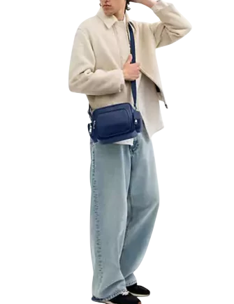 Coach Fletcher Crossbody Bag Deep Blue