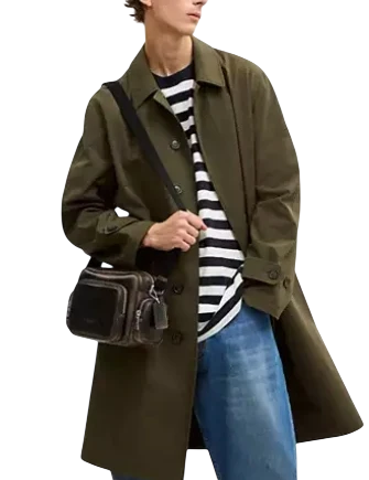 Coach Fletcher Crossbody Bag In Loved Leather Black Brown