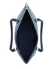 Coach Gallery Tote Bag In Colorblock Light Blue Deep Blue