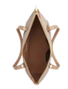 Coach Gallery Tote Bag In Signature Canvas With Lips Print Sand