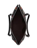 Coach Gallery Tote Bag With Heart Bolt Print Black