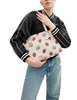 Coach Gallery Tote Bag With Strawberry Print  Chalk 